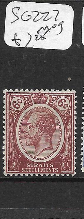 STRAITS SETTLEMENTS (P0805B) KGV  6C  SG 227    MOG