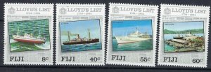 Fiji 509-12 MNH 1984 Lloyds List (mm1055)