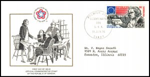 Senegal 430 US Bicentennial Typed FDC