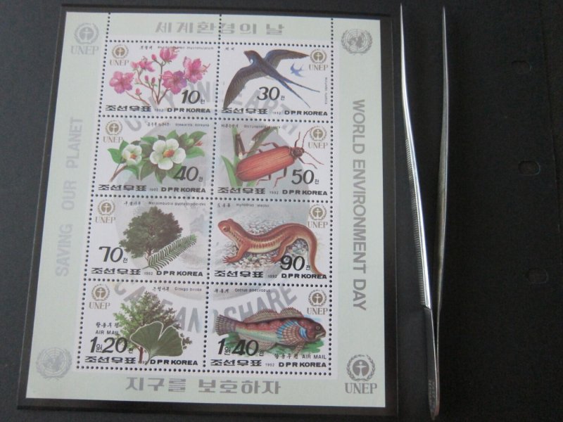 North Korea 1992 Sc 3151a Bird set MNH