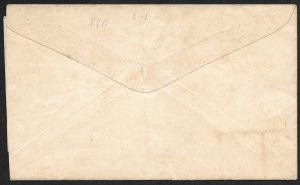 Doyle's_Stamps: 1889 Indianapolis Spec Delivery Cover, Scott #E1, Postal History