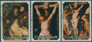 Cook Islands 1977 SG571-573 Easter set FU