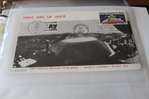 SPACE  COVER - VIKING FDC - 3 MUSCATEERS MARS PHOTO CACHET  SCOTT 1759  1978