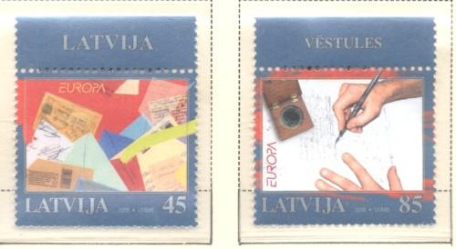 Latvia Sc 707-8 2008 Europa  stamp set mint NH