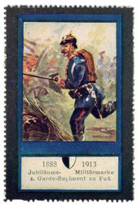 (I.B) Germany Cinderella : Army 25th Anniversary (4th Regiment of Guards)