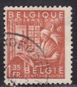 Belgium 376 Industrial Arts 1948