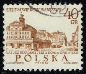 Poland #1337 Old Town Hall; Used (0.25)