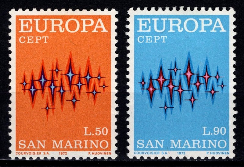 San Marino 1972 Europa, Set [Unused]