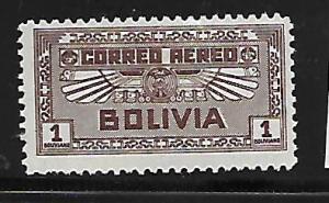 BOLIVIA C41 MINT HINGED, AIR SERVICE EMBLEM, 1932