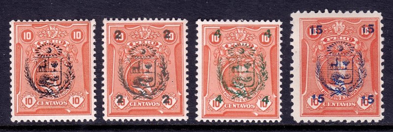 Peru - Scott #268-271 - MH - SCV $2.05