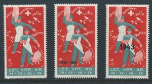 WWII Swiss Soldier Soldatenmarken Poster Stamp Mint Not Hinged (**)