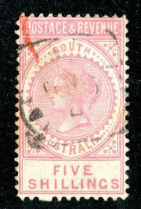 1886 South Australia  Sc #82 used cv.$20 ( 9282 BCXX5 )