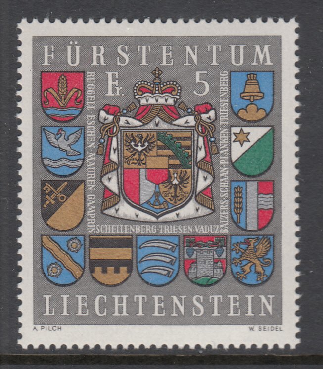 Liechtenstein 533 Coat of Arms MNH VF