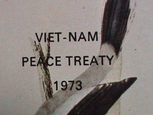 ​NAGALAND-1973 PROMOTION- VIETNAM PEACE TREATY OVPT. -IMPERF MNH S/S-EST.$6 VF