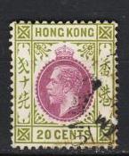 Hong Kong - 1912  KGV 20c   Sc# 116 (8560)