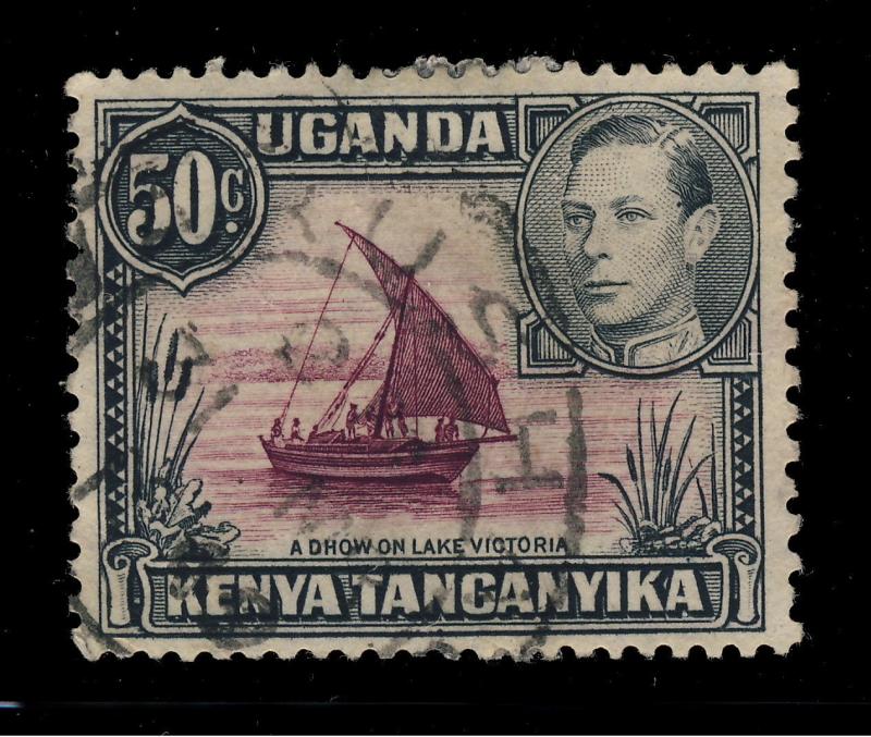 K.U.T. / TANGANYIKA - 1949 - SG 144 CANCELLED ARUSHA DC DATE STAMP