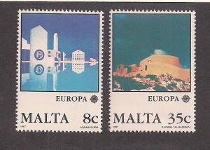 MALTA SC# 694-5 F-VF MNH 1987