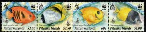 PITCAIRN ISLANDS SG807a 2010 REEF FISH MNH