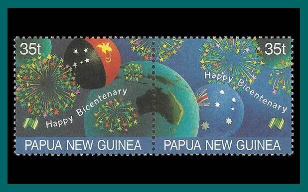 Papua New Guinea 1988 Australia's Bicentenary, MNH  696,SG576a