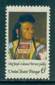 1364 6c Chief Joseph Fine MNH