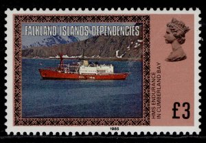 FALKLAND ISLANDS - Dependencies QEII SG152, 1985 £3 HMS Endurance, NH MINT.