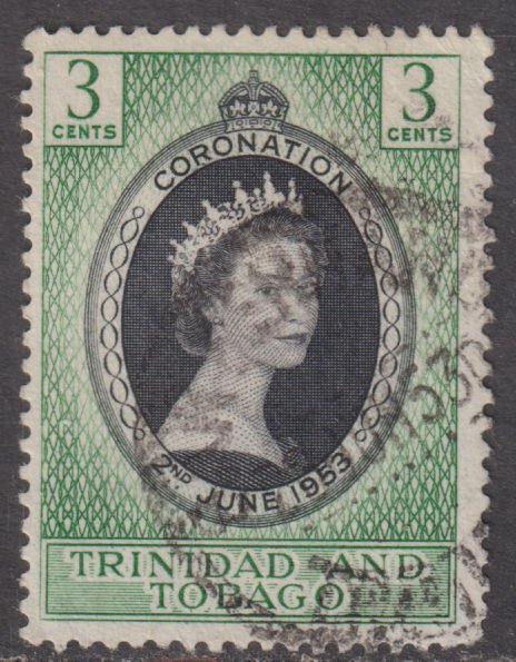 Trinidad & Tobago 84 Queen Elizabeth II Coronation Issue 1953
