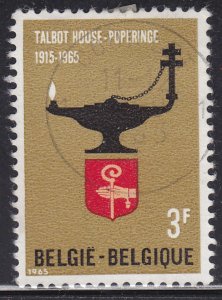 Belgium 633 Lamp and Arms of Popennge 1965