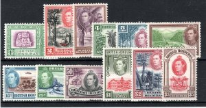 Britannique Honduras 1938-47 Ensemble to $5 Sg 150-61 Mlh / MH