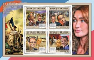 Guinea - French President 2012 - 4 Stamp Sheet - 7B-1696