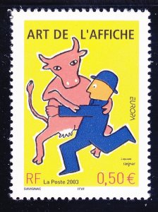 France 2943 MNH 2003 EUROPA Art DE L'AFFICHE Issue VF