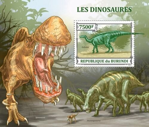 Burundi 2013 DINOSAURS s/s Perforated Mint(NH)