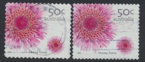 Australia  SC# 2400 & 2404 Used Swamp Daisy please see details