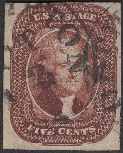 US#12 F/VF Used. Deep rich color