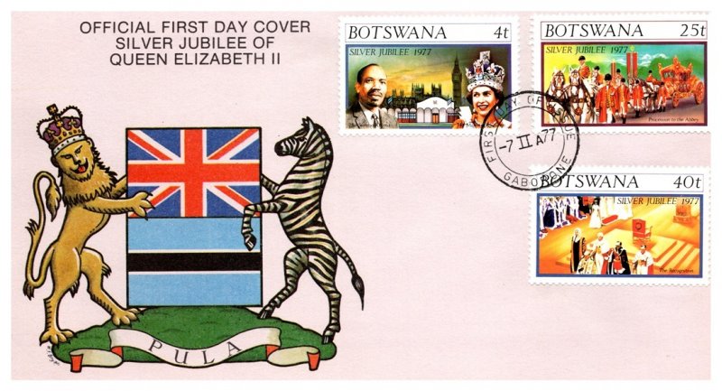 Botswana, Worldwide First Day Cover, Royalty