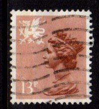 Wales - #WMMH21 Machin Queen Elizabeth II - Used