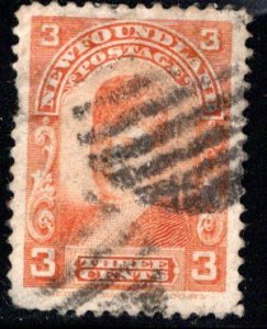 Newfoundland Scott # 83, used