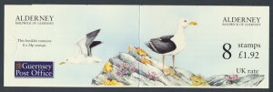 Alderney  SG ASB2  SC# 82b Booklet 1994 imprint  Birds  MNH see scan