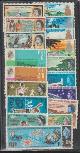 Fiji SC 221-239 Mint, Never Hinged