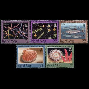 ISLE OF MAN 1992 - Scott# 509-13 Marine Life Set of 5 NH