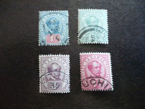 Stamps - Sarawak - Scott# 36-39 - Used Part Set of 4 Stamps