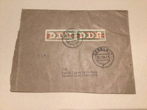 German Democratic Republic 1960 official courier stamps postal cover Ref 66610