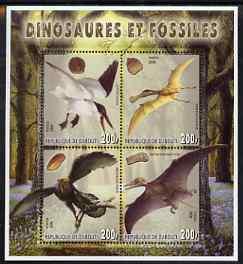 DJIBOUTI SHEET DINOSAURS