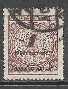 Germany 294: 1mlrd m Numeral, used, F-VF