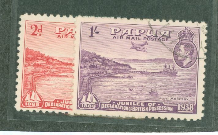 Papua New Guinea #C5/C9 Used Single