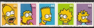 # 4399-4403 MINT NEVER HINGED ( MNH ) SIMPSONS