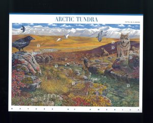 United States 37¢ Arctic Tundra Postage Stamps #3802 MNH Full Sheet