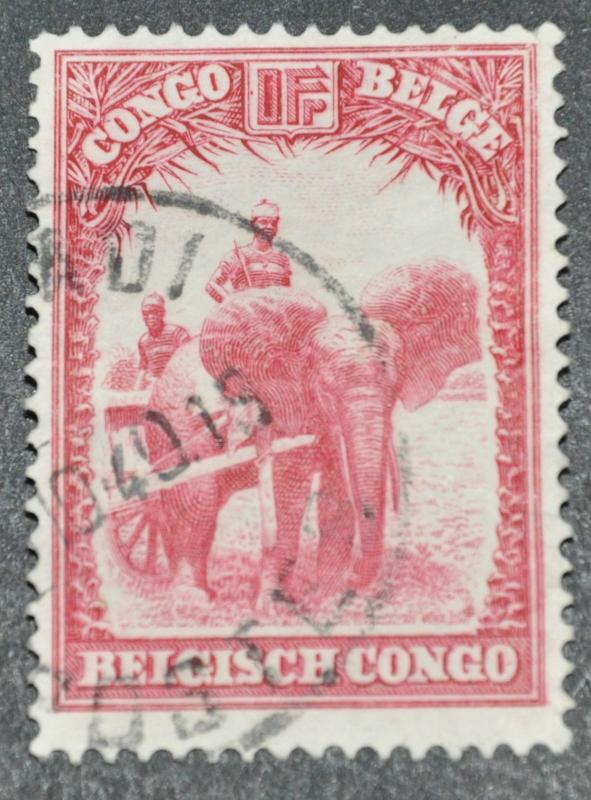 DYNAMITE Stamps: Belgium Congo Scott #147  USED