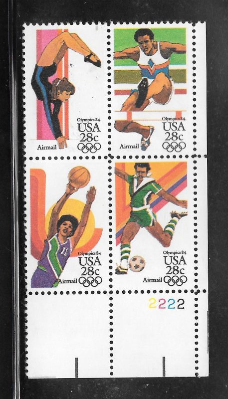 #C101-04 MNH Plate Block