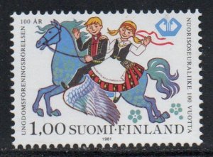 Finland Sc658 1981 Youth Associations Anniversary stamp mint NH