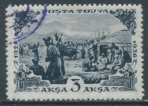 Tannu Tuva, Sc #91, 3a, Used